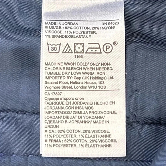 Banana Republic Tailored Shorts Navy  Blue & White Stripes Size 0 NWOT - Picture 10 of 15